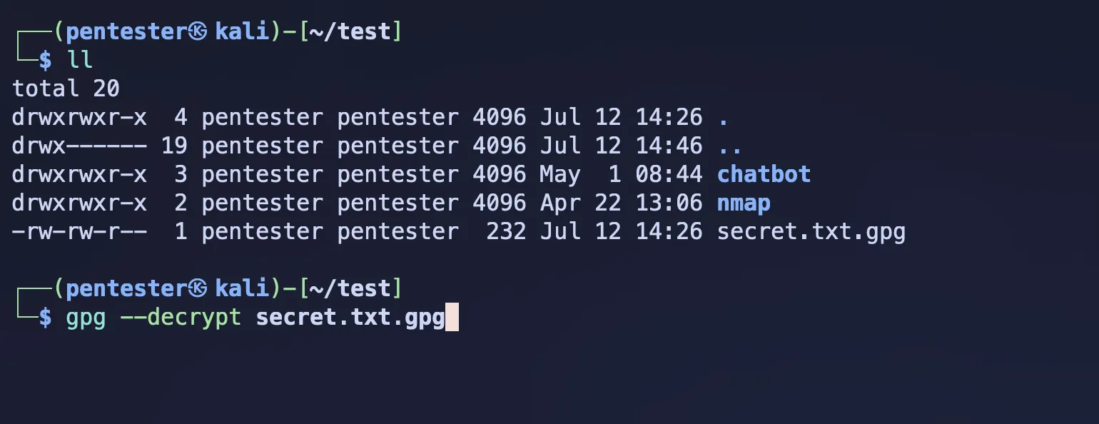 Decrypt asymmetric encryption-1